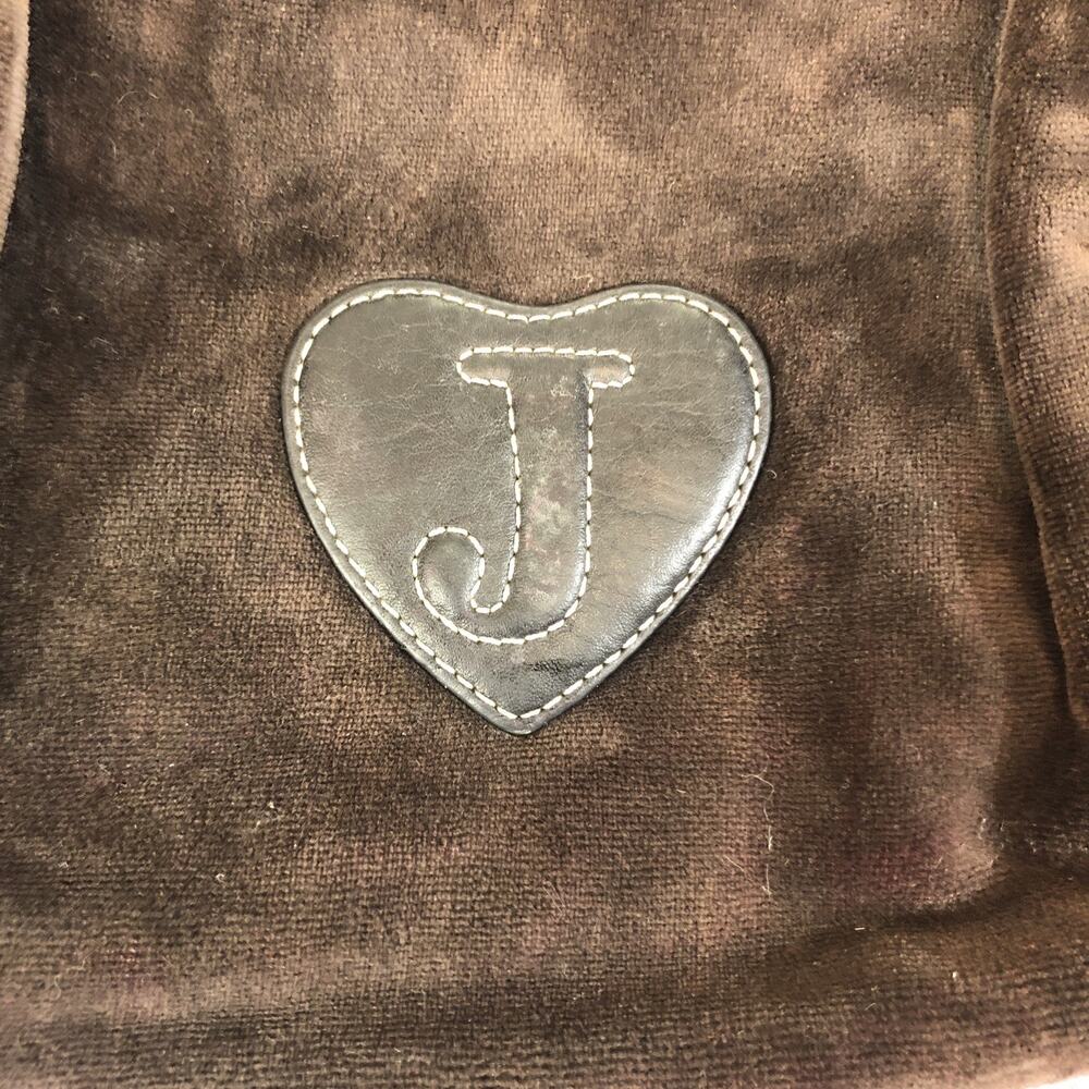 Vtg Brown Juicy Couture Purse Handbag Bag Velour Terry Cloth Juicy City Girl Y2K - Picture 6 of 10